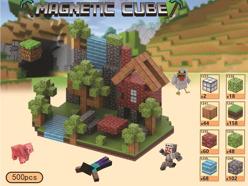 Old-Growth Forest Magnetic Cube Building Blocks 500pcs