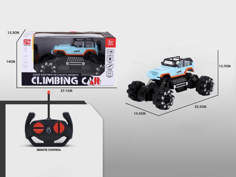 1:18 Bay Color Remote Control Climbing Car