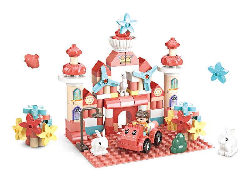 112PCS Girl Castle Building Blocks