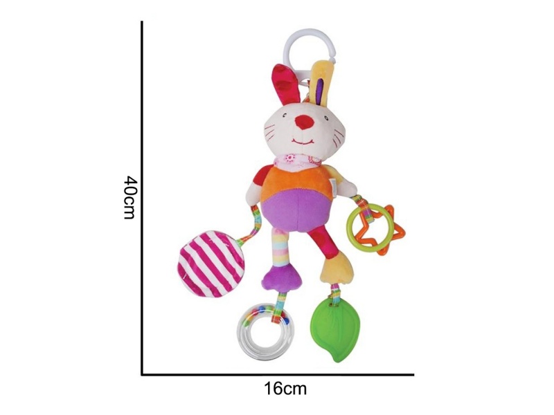 Plush Colorful Mouse Pendant Baby Comfort Plush Animal Toy