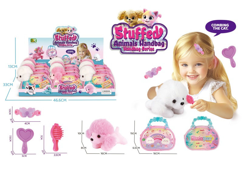 Plush Princess Dog Beauty Handbag