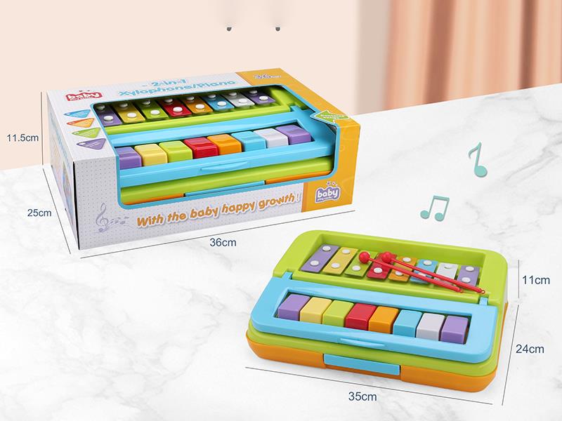 Two-In-One Eight-Tone Piano Playing