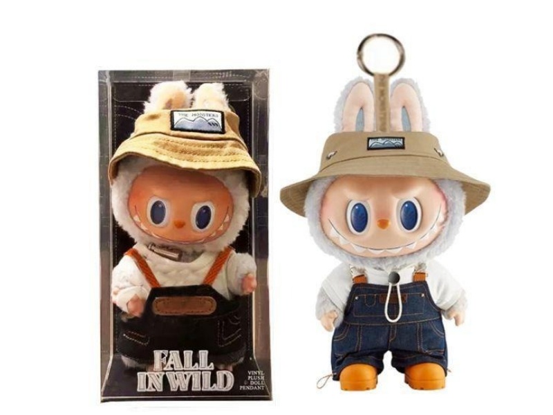 Eight-Inch Stuffed Rabbu With A Vinyl Face