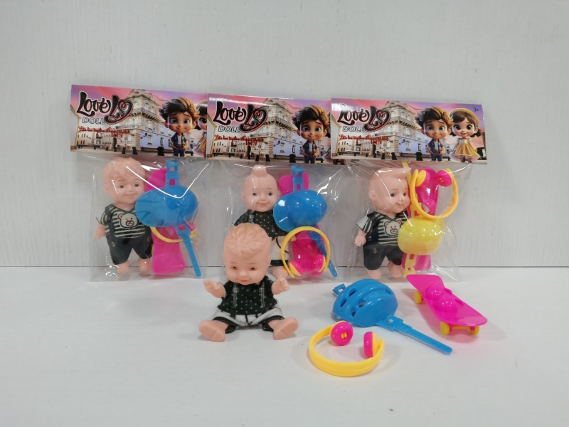 2.5-Inch Vinyl Palm Doll