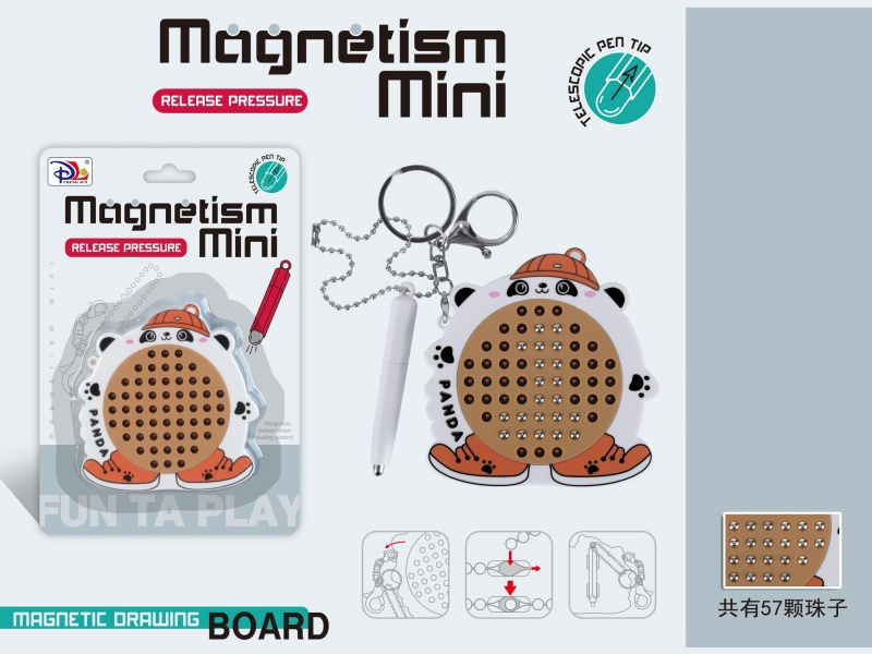 Panda Magnetic Steel Ball Decompression Drawing Board
