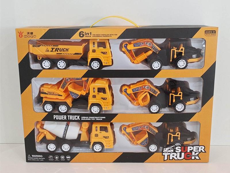 Pull Back Engineering Trucks Set