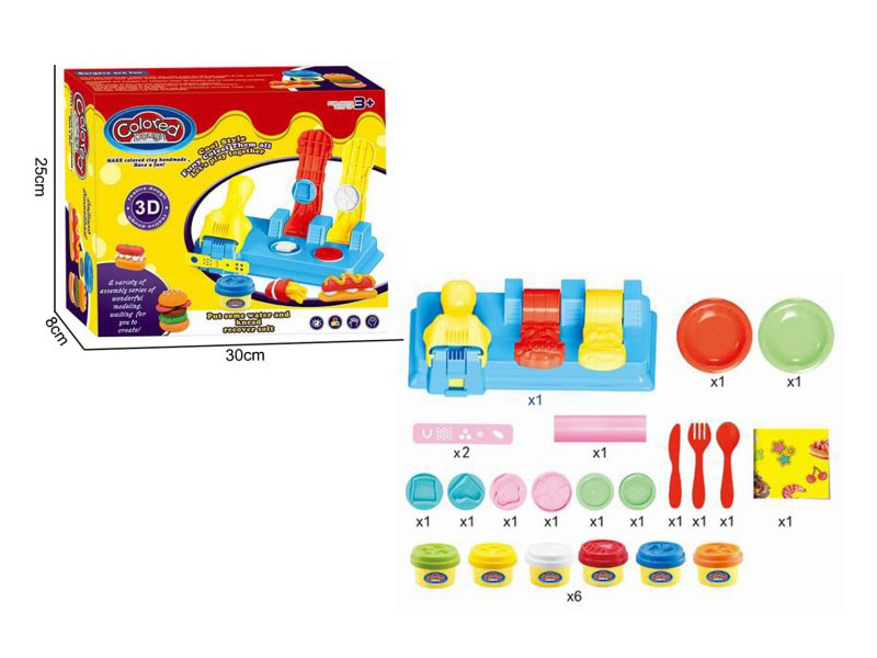 Hamburger Machine Clay Set
