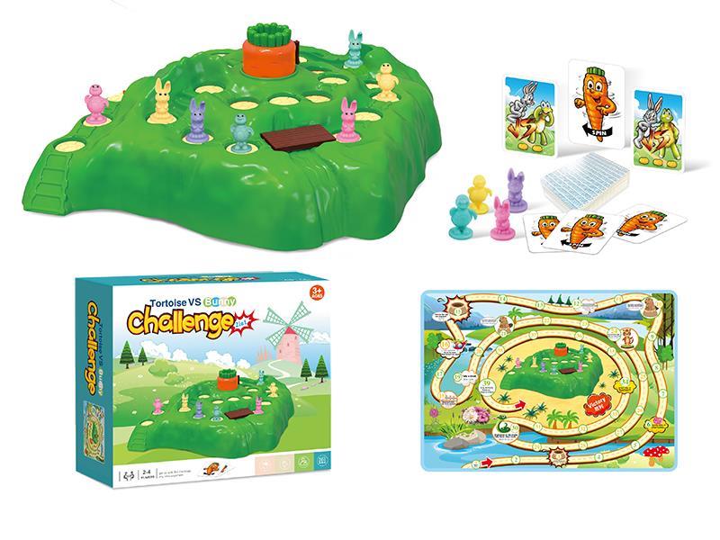 Turtle VS Rabbit Challenge Game + Map