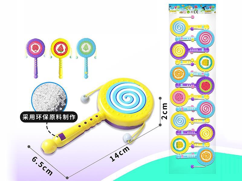 12pcs Rattle-Drum