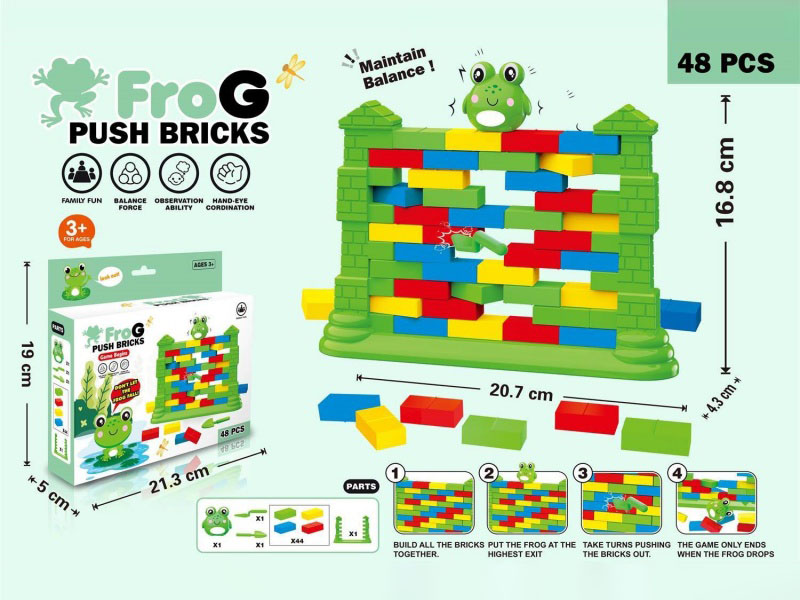 Diy Wall-Pushing Frog Puzzle Game