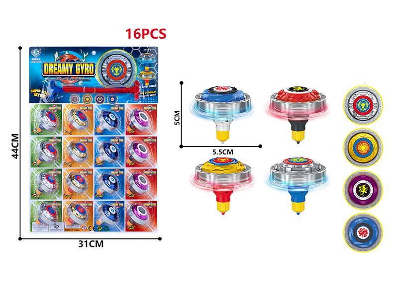 Electroplating Spin-Tops 16pcs