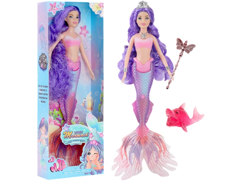 11.5-Inch Audio-Visual Music Mermaid Doll Set
