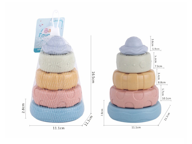 Stacking Rings (Morandi Color)5pcs