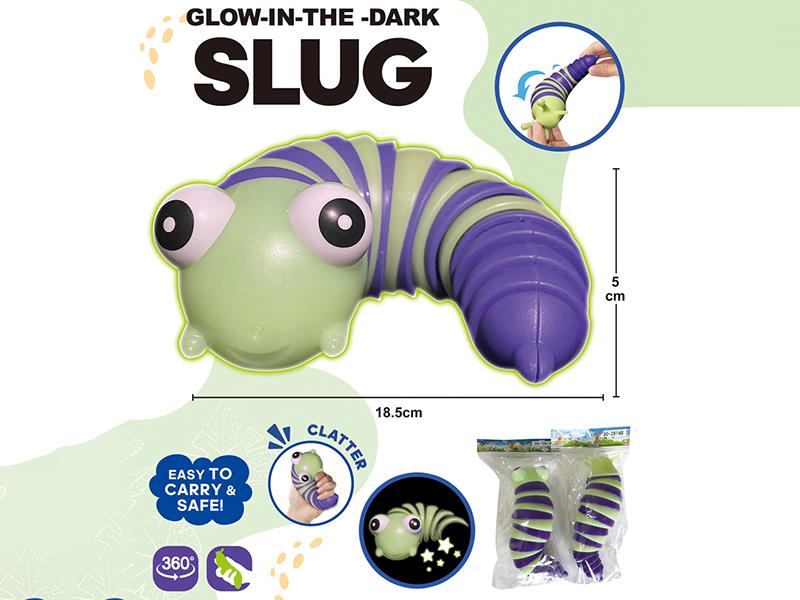 Noctilucent Colorful Caterpillar Decompress Toys