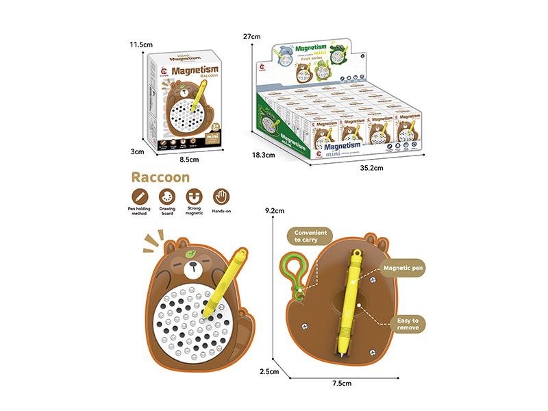 Capybara Magnetic Drawing Board 24pcs