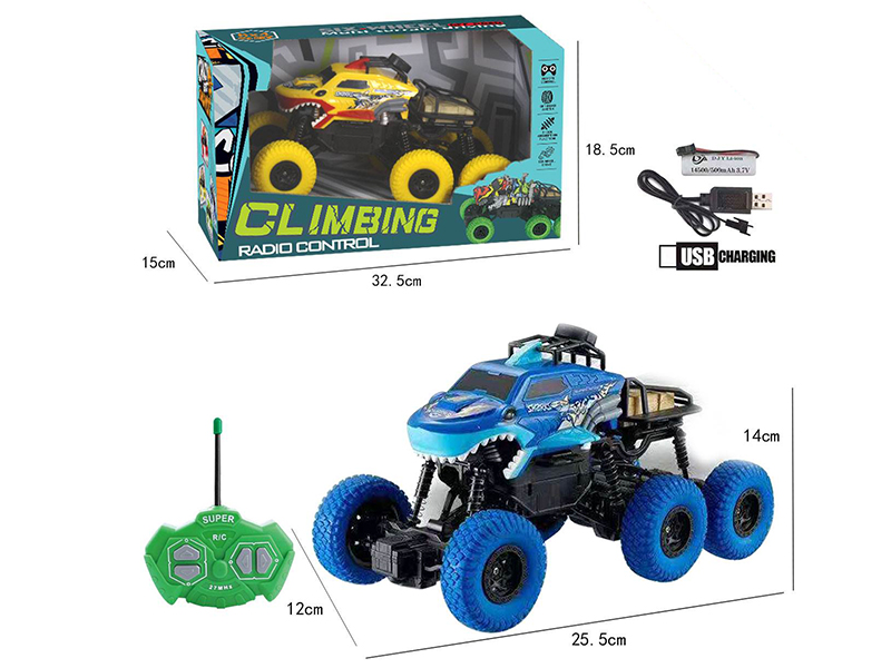 1:16 4CH Remote Control Shark 6-Wheel Climbing Off-Road Vehicle