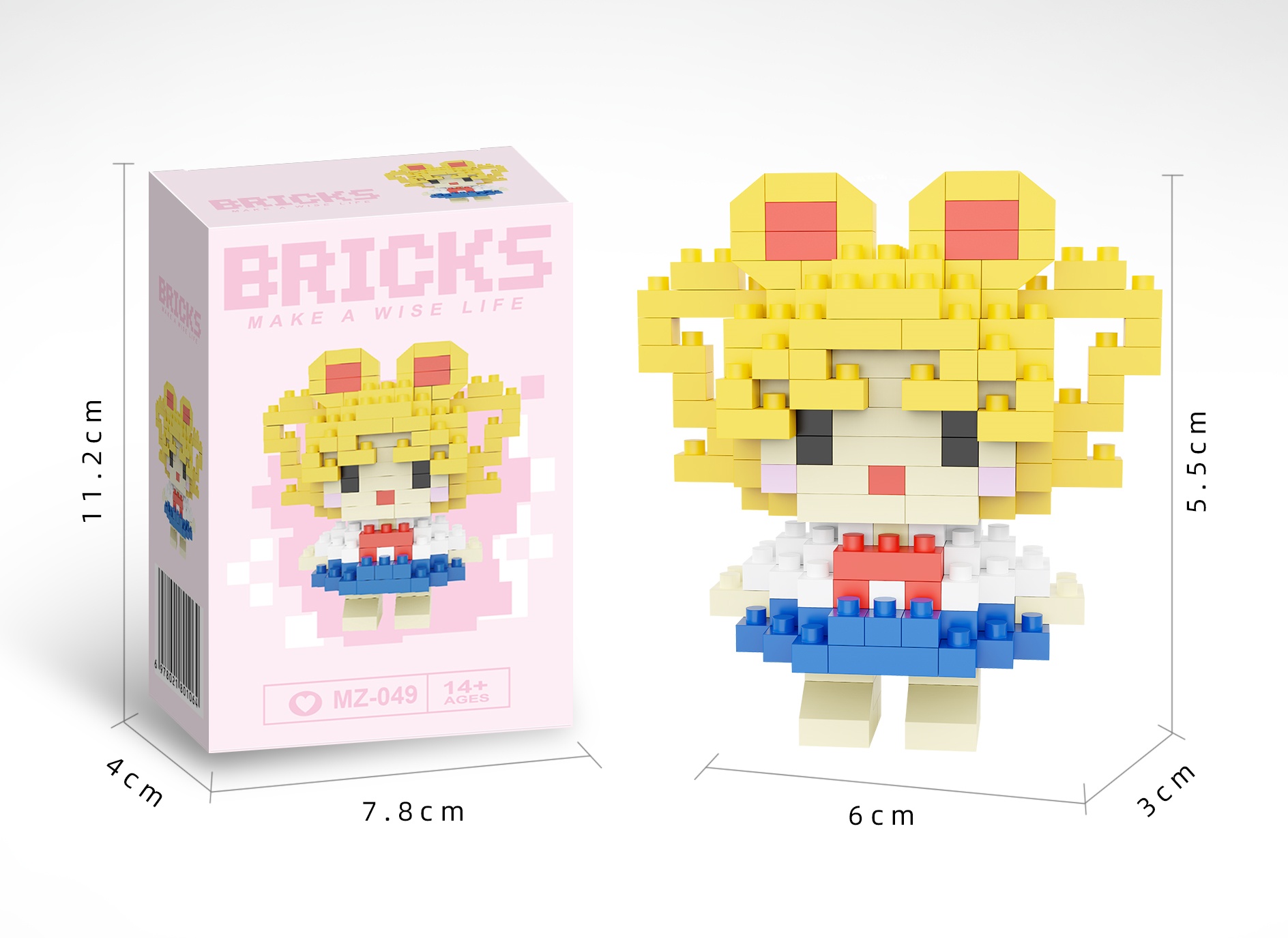 Building Blocks: 155 PCS Of Small Figurines