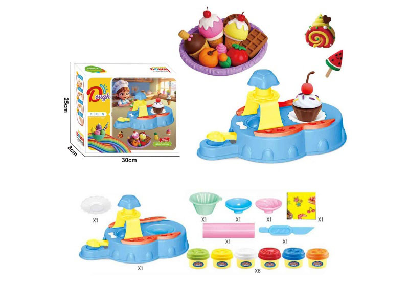 Colorful Ice Cream Machine Clay Set