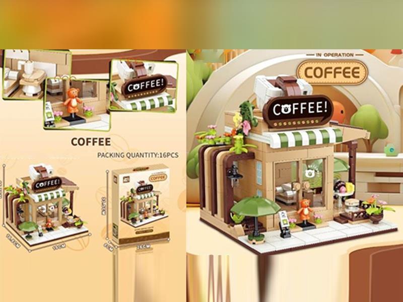Building Block：Baby Bear Coffee House 634Pcs