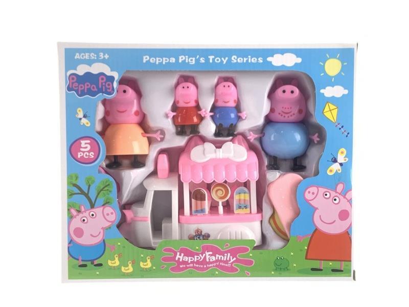 Peppa Pig'S Family Has Four Business Units, An Ice Cream Truck, One Ice Cream And Two Popsicles