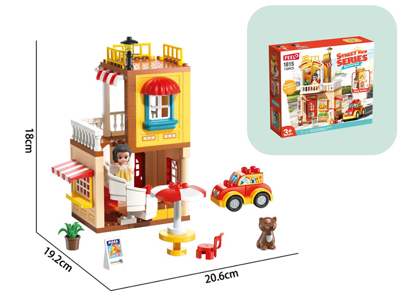 Reataurant Building Blocks 115pcs