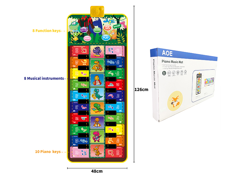 Double-Row Musical Instrument Mat