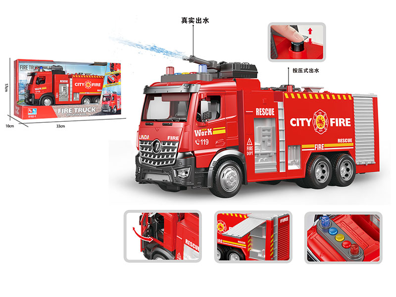 Friction Water Spray Fire Engine