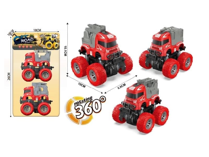Double Friction/Four-Wheel Drive/Stunt Fire Truck