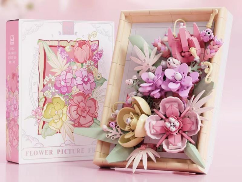Flower Picture Frame Building Blocks 726pcs