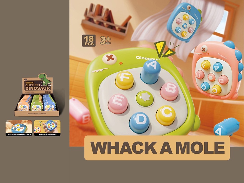 Dinosaur Whack A Mole Game Console