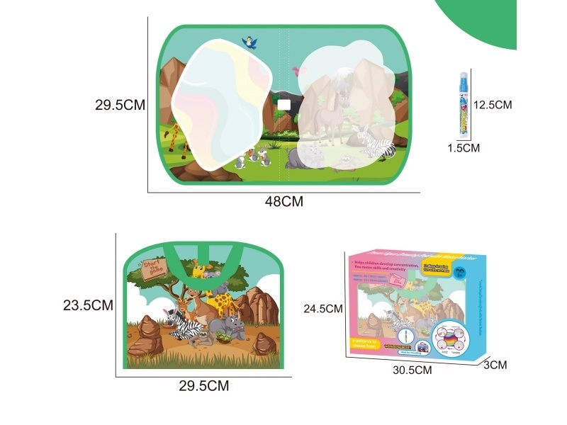 Animal Illustrations In The Water Picture Book