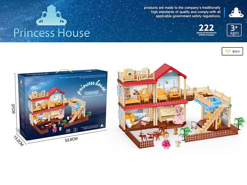 DIY Assembly Villa With Lights