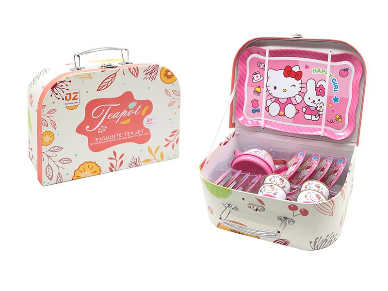 Tinplate Tea Set -Hello Kitty