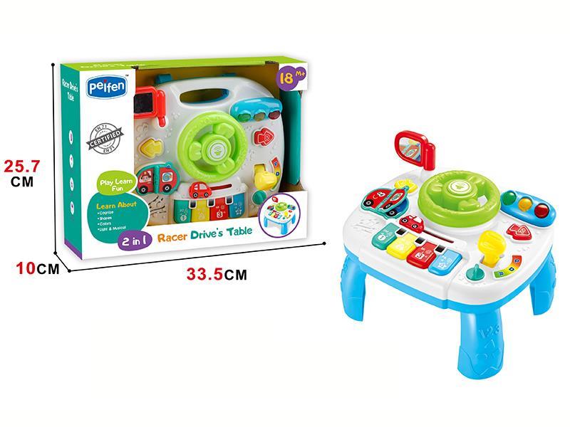 Steering Wheel Learning Table With Light And Music
