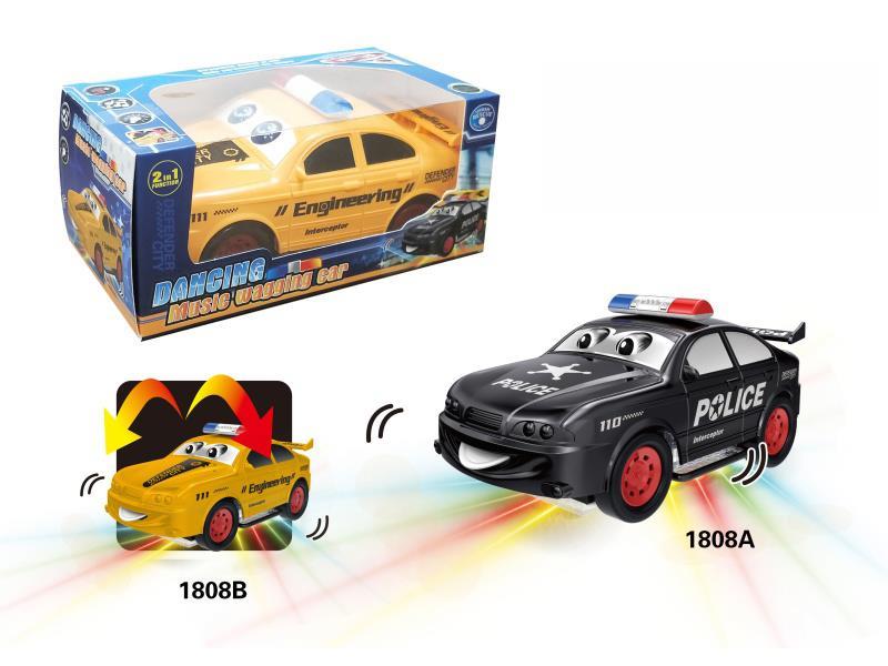 Electric Universal Swing Police Car (2-Color Mixed Configuration)