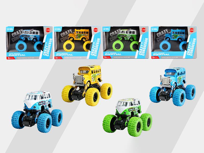 Double Pull Back Alloy Q Version Off-Road Climbing Vehicle Without IC