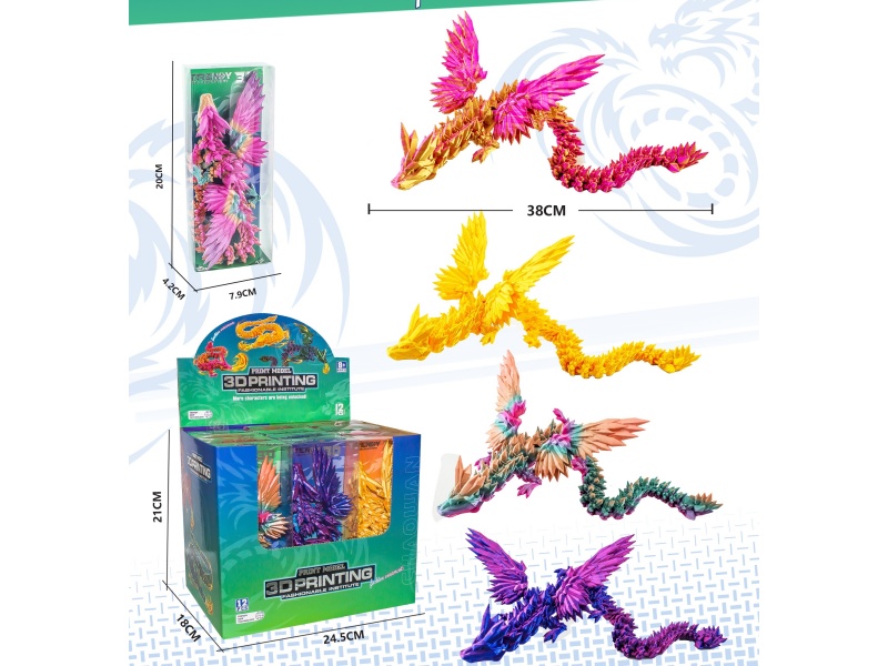 38Cm Crystal Flying Dragon