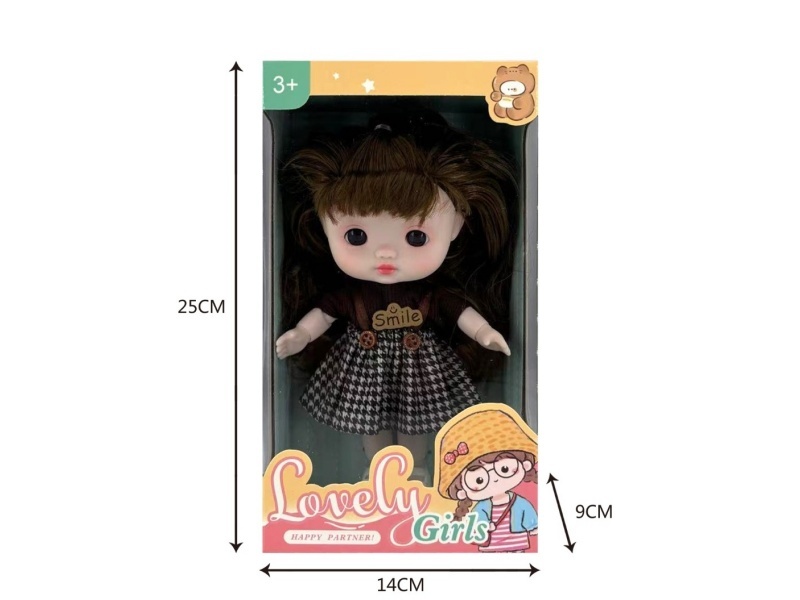 22Cm 3D Real Eye Fun Doll