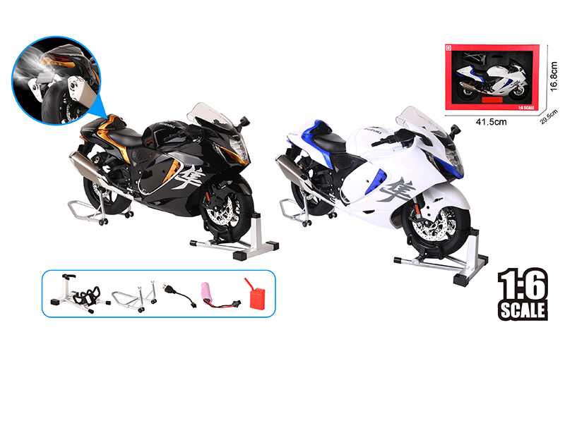 1:6 Suzuki Hayabusa Slide Alloy Motorcycle