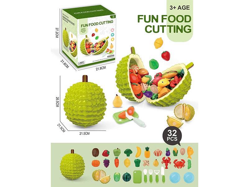 32 PCS Of Durian Slice Fun