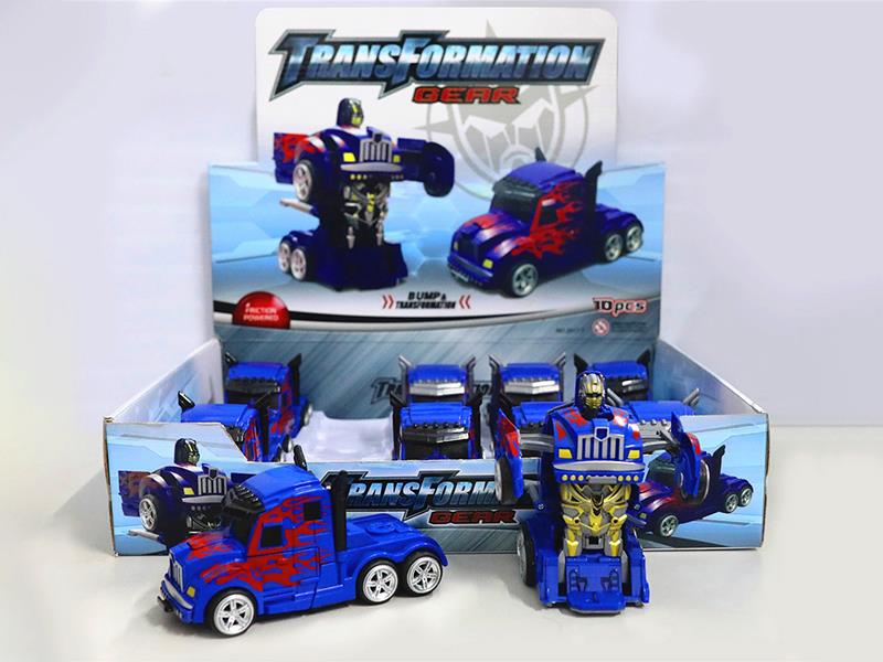 Friction Crash Transformation Optimus Prime 10pcs