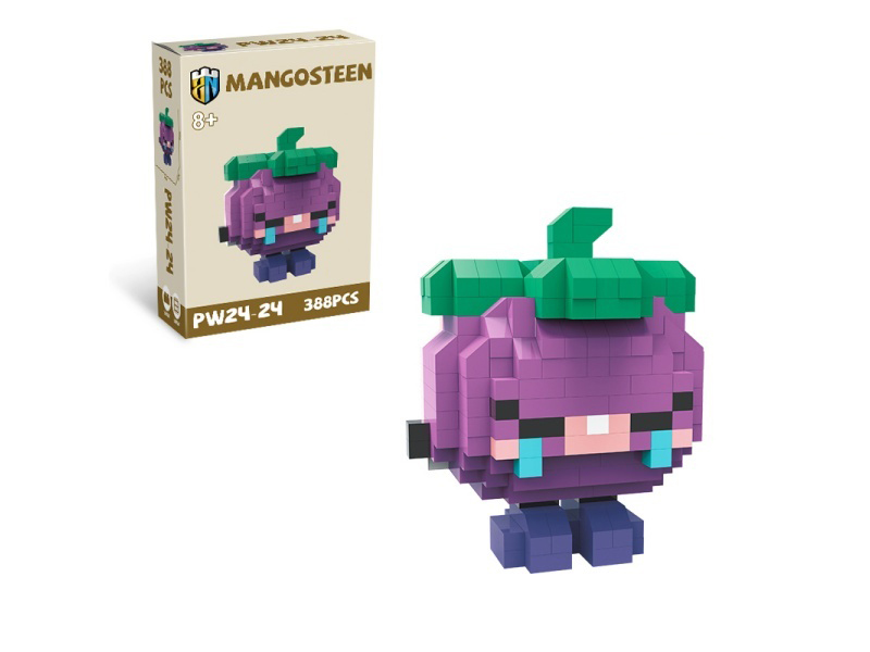 Fruit Series - 388 PCS Of Mangosteen Building Blocks