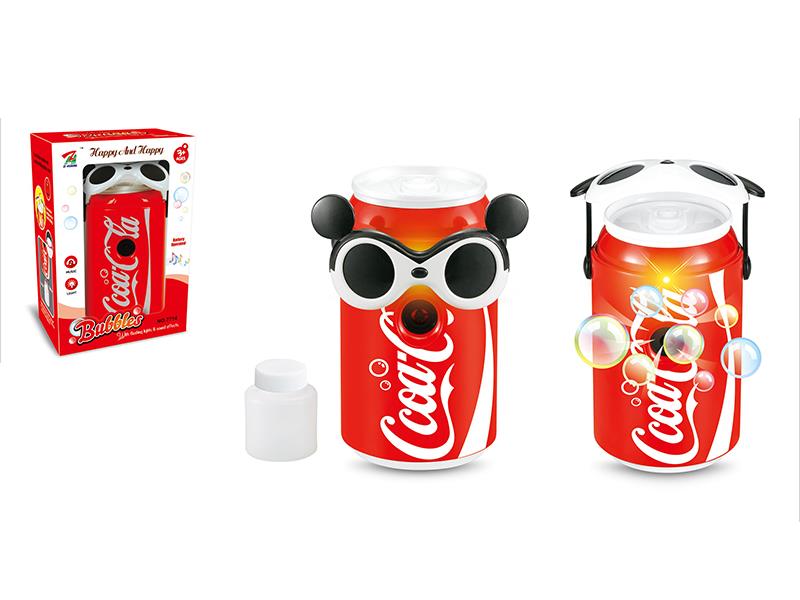Coke Can Bubble Machine With Light And Music