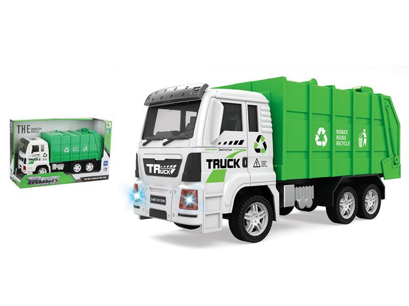 Friction Sanitation Truck With Light,Music