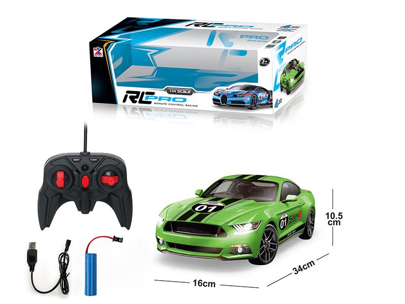 1:14 Mustang 4CH R/C Car( Include Batteries)