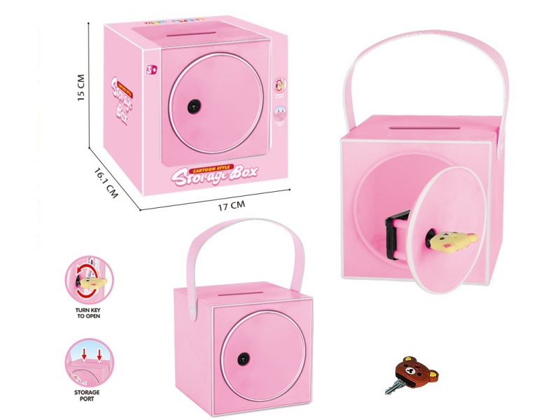 Pink Portable Piggy Bank