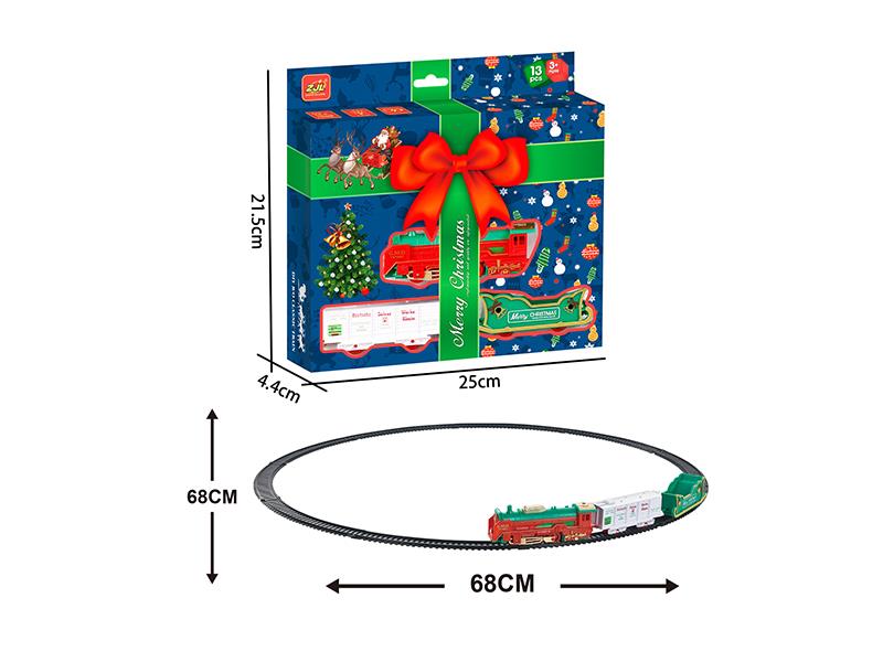 Christmas B/O Rail Train(With Lights)