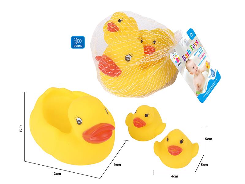 Cute Duck Kids Bath Toy Set