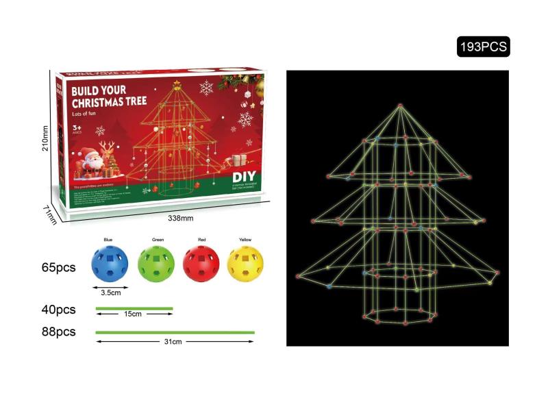 DIY Beaded Christmas Tree - Luminous