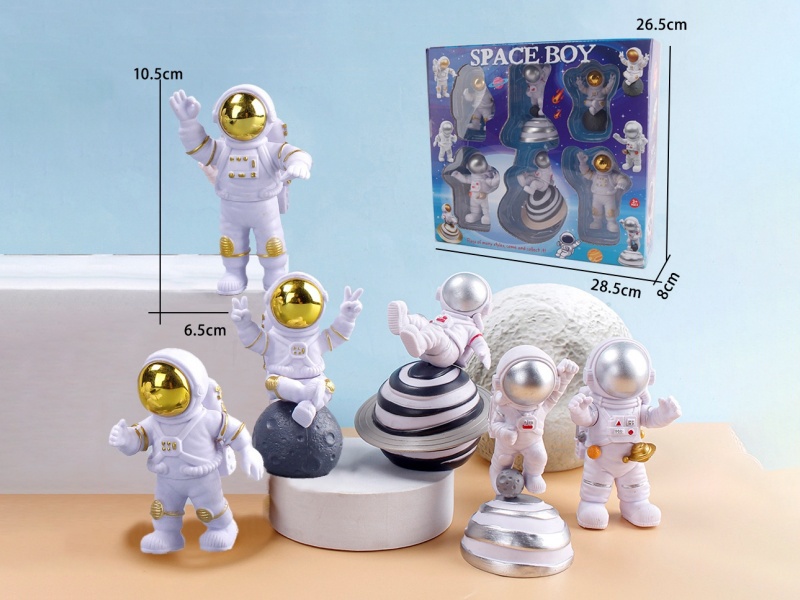 Interstellar Astronaut Silver + Gold Plated